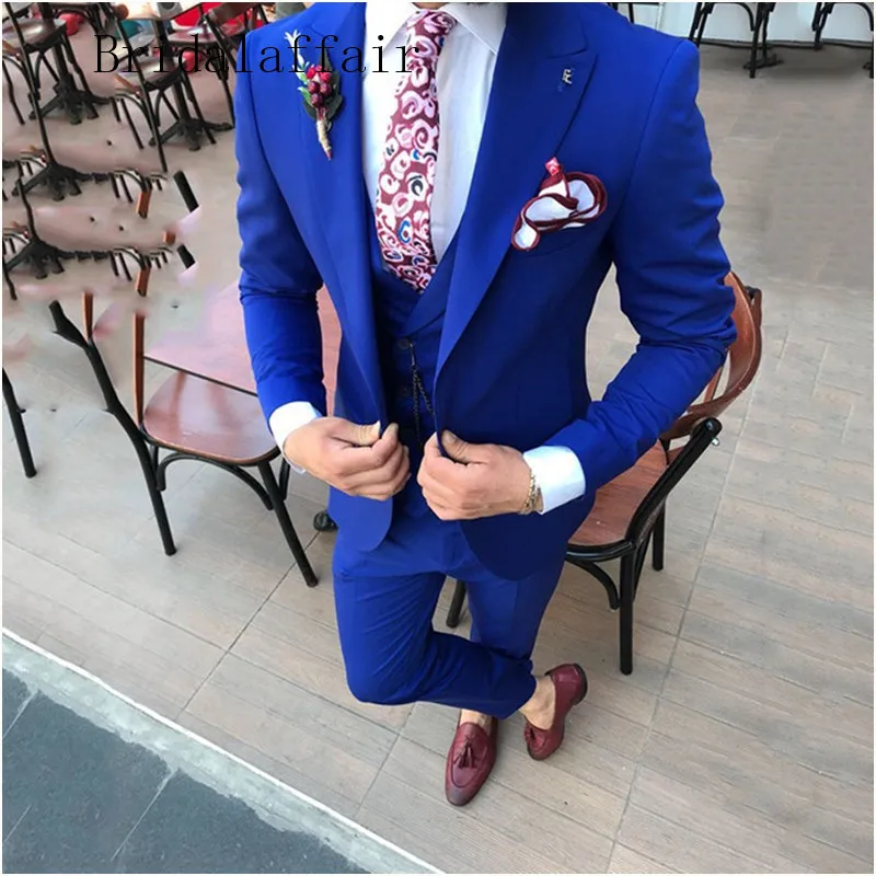 Bridalaffair новейшее пальто брюки дизайнерские костюмы для мужчин 2020 формальный
