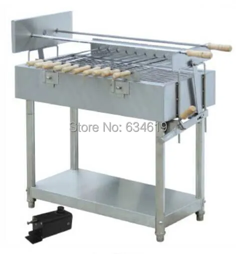 Высококачественный Спиннинг для барбекю из нержавеющей стали древесного угля