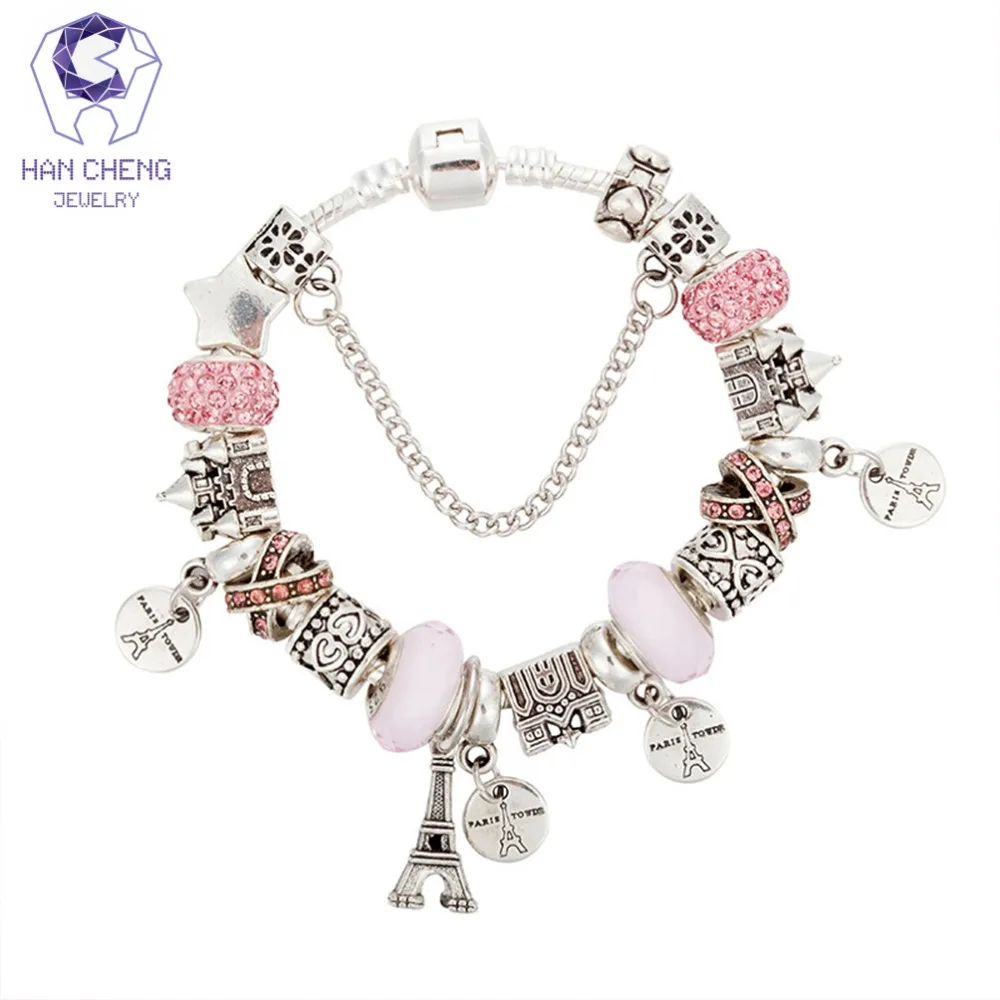 Роскошный браслет HanCheng ручной работы в стиле бохо с подвесками и кисточками