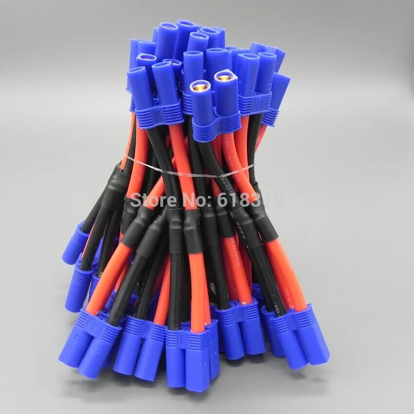 

100 sets = a lot The high quality EC5 Parallel charger cable,Lipo Battery Connect Cable for RC Power Supplyshipped by Fedex