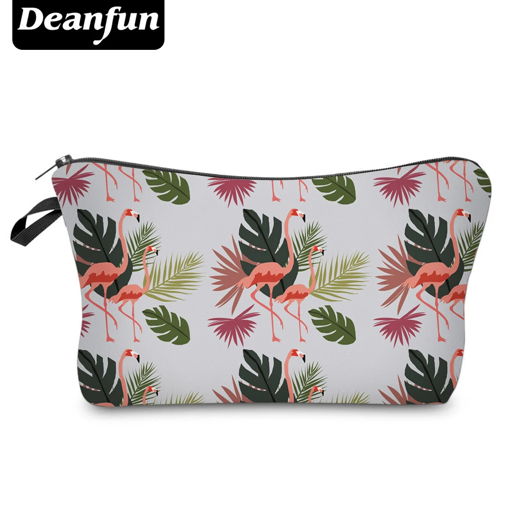 Deanfun 3D печать Фламинго косметические сумки с молнией Мода для путешествий