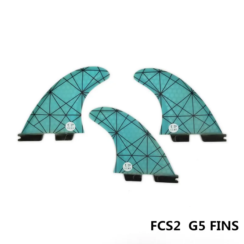 FCS2 плавники желтый G5 доска для серфинга FCSII плавники специальный дизайн плавники для продажи - Цвет: Синий