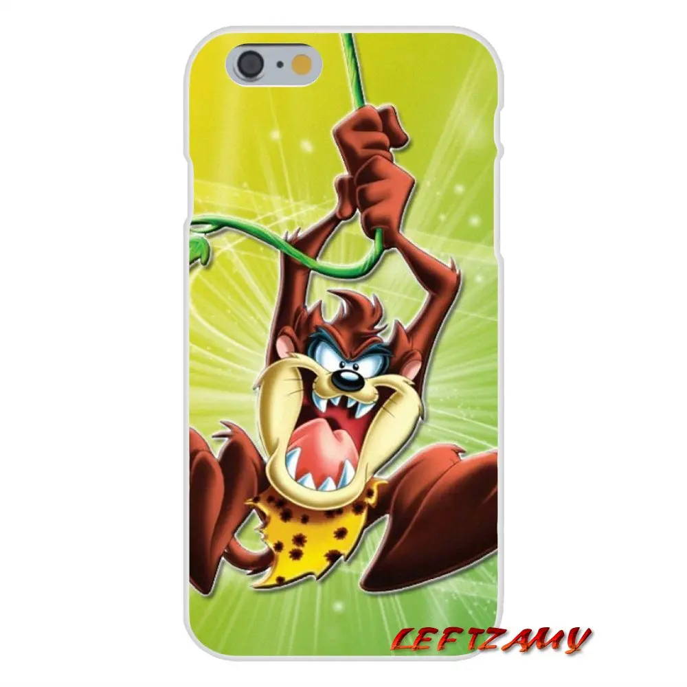 Для iPhone X XR XS MAX 4 4S 5 5S 5C SE 6 S 7 8 Plus ipod touch мягкий прозрачный чехол Looney Tunes Tasmanian Devil Taz |