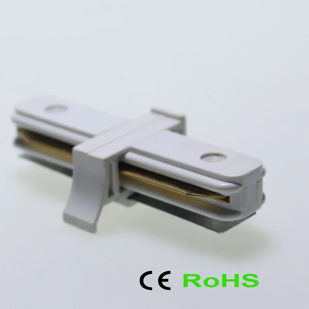 Бесплатная доставка Трековый светильник рельсовый соединитель фитинг