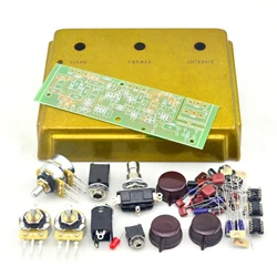 Gold 1 DIY Klon Centaur профессиональная Педаль Эффекта овердрайв все наборы с - Цвет: Gold 1