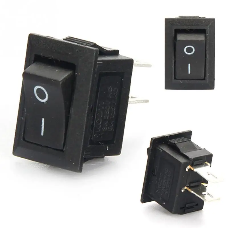 10 шт. KCD11 мм * 15 SPST 2PIN переключатель включения/выключения лодки 3А/250 В приборная