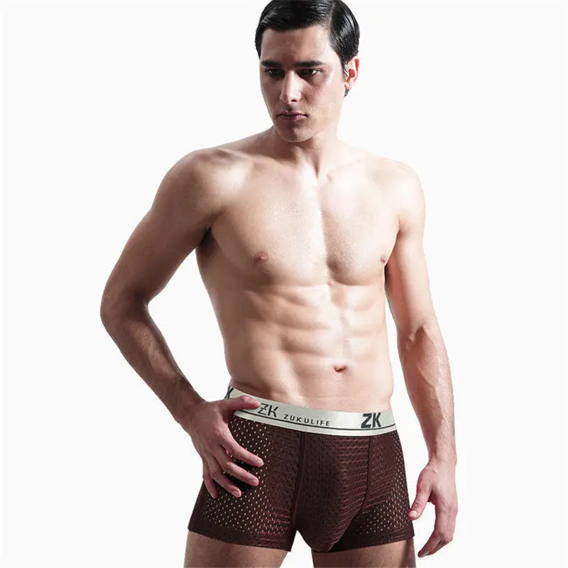 L XXXXXL Для мужчин Cueca боксеры нижнее белье из хлопка мягкие дышащие шорты Твердые
