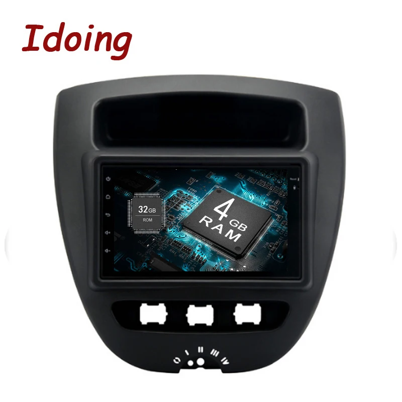 IDO 2Din 7 &quot8 ядро Android8.0/7 1 автомобильный мультимедийный плеер рулевого колеса для