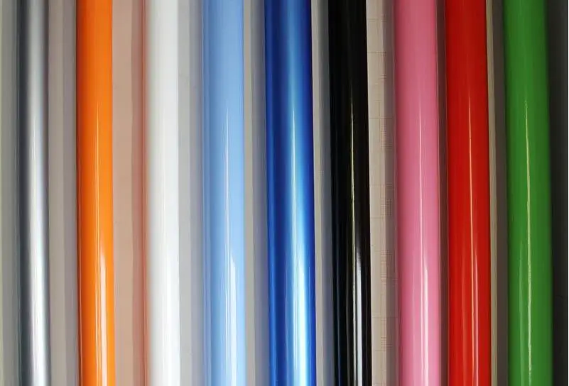 new Wholesale Price Gloss finish Vehicle Wrap Vinyl car sticker 1.52m*30cm free shipping by express |