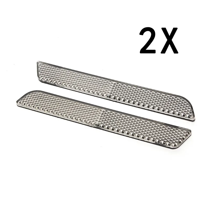 clear 2x Trilicks отражатели левый и правый мотоцикл седло сумка Защита Чехлы для Harley Davidson Touring 94-13 седельная сумка защелка видимость - Цвет: clear 2x