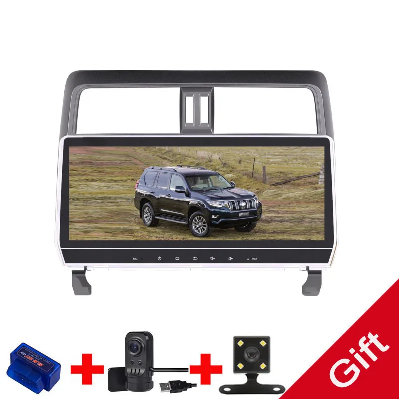Android 9 0 Восьмиядерный PX6/PX5 подходит для Toyota PRADO/LC950/PRADO 950 2018 2019 Автомобильный dvd