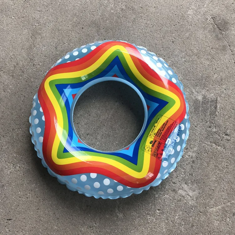Радужное плавательное кольцо игрушка для бассейна летние пляжные надувные