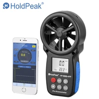 0 330ms digital anemometer with mobile app wind speed measurement meter measure temperature tester toolsholdpeak hp 866b app