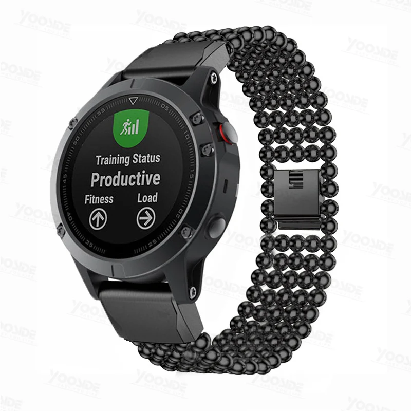26 мм Quick Fit Нержавеющая сталь шариковая ремешок для часов Garmin Fenix 5X/3/3 HR/D2 Чарли/спуск Mk1(не подходит Fenix5/5S