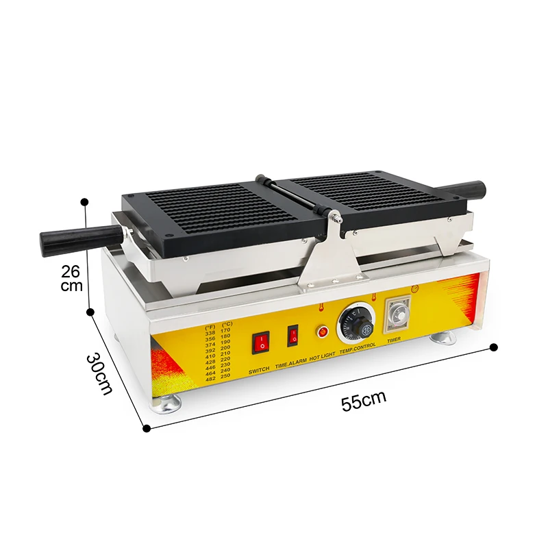 Электрическая вафельная машина с длинной палочкой для приготовления пищи на