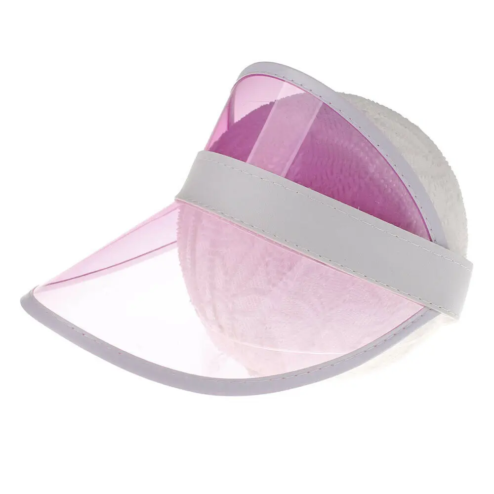 Summer Hat Sun Visor Party Casual Clear Plastic PVC Kids Sunscreen Cap Sunshade Beach | Детская одежда и обувь