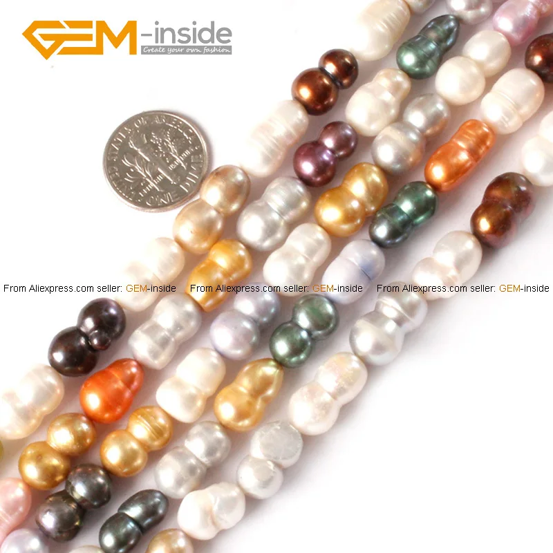 Жемчужные бусины смешанных цветов с жемчужинами в ассортименте для изготовления