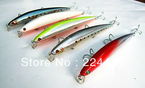 

21g/14.5cm Suspended Type Minnow Fishing Baits Hard Bait Fishing Tackle Plastic Lip VMC Hook