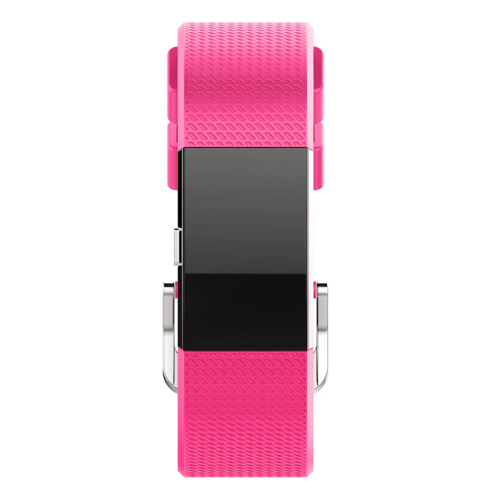 Сменный силиконовый ремешок для часов, браслет для Fitbit Charge 2, спортивные Смарт-часы, черный, белый ремешок для часов, ремешок для Fitbit 2