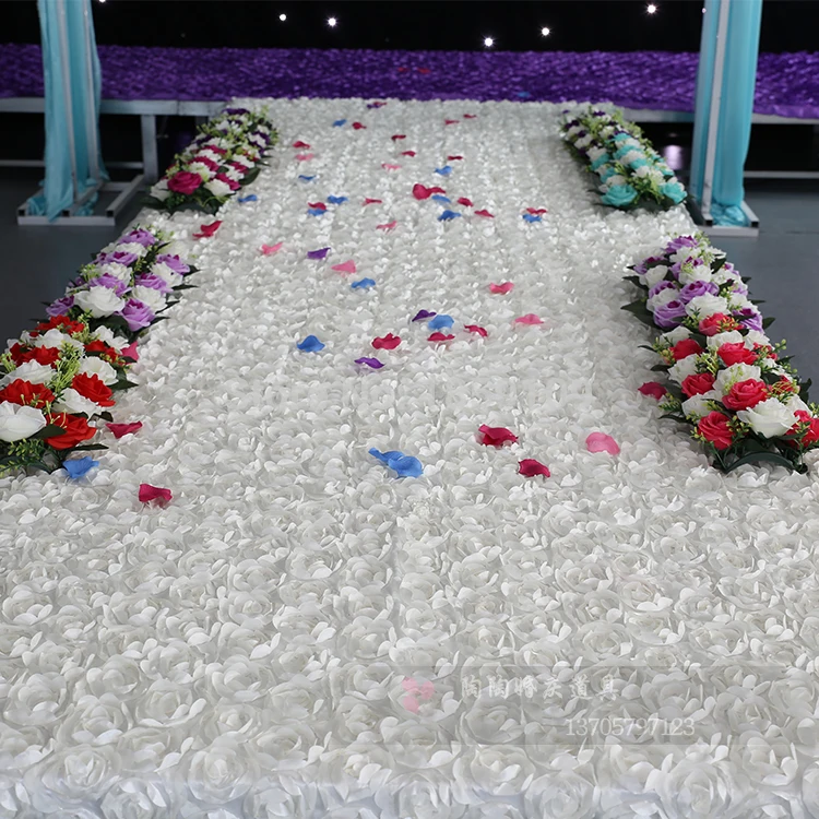 10 м/лот свадебный 3D розовый ковер занавес скатерти реквизит с готовой кромкой |