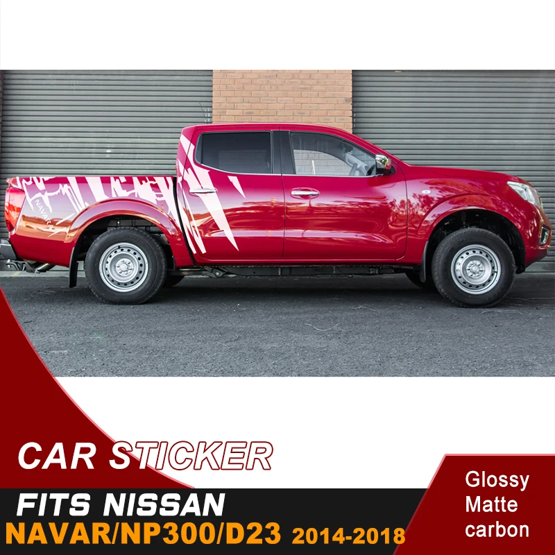 3 шт. виниловые наклейки для кузова NISSAN NAVARA NP300 D23 2014 2015 2016 2017 2018|Наклейки на