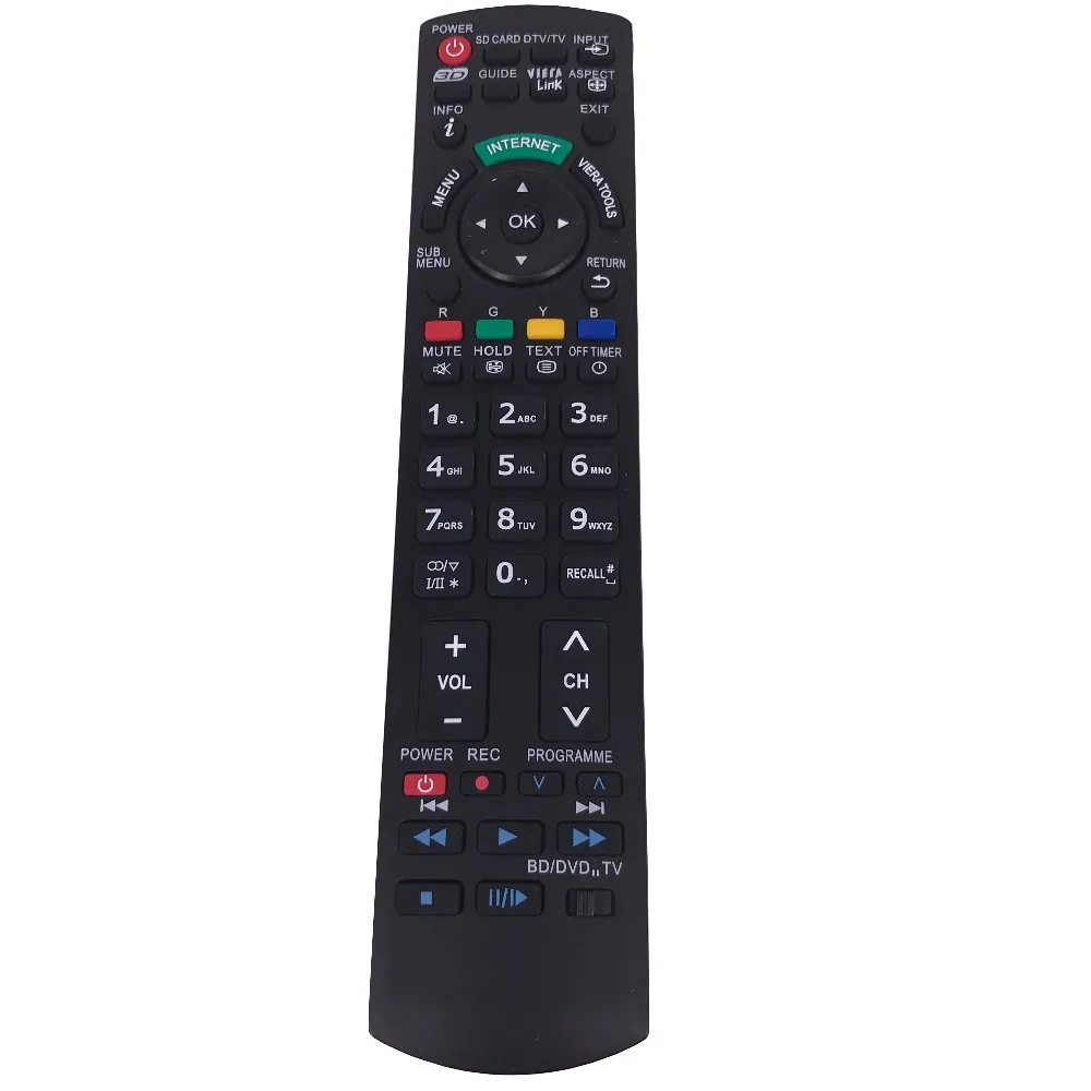 Новая замена N2QAYB000659 для Panasonic LCD 3D TV Blu Ray DVD пульт дистанционного управления N2QAYB000496
