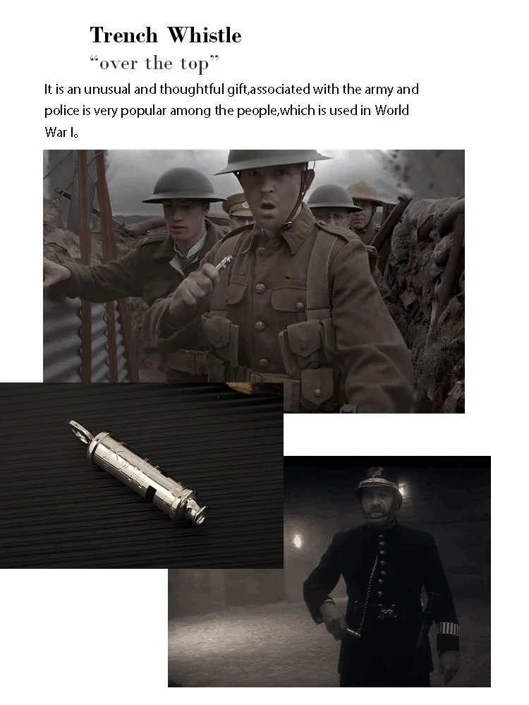 Британский ACME1914 металлический свисток для выживания модное ожерелье Кулон Коллекция свисток звук чистый громкий свисток для выживания