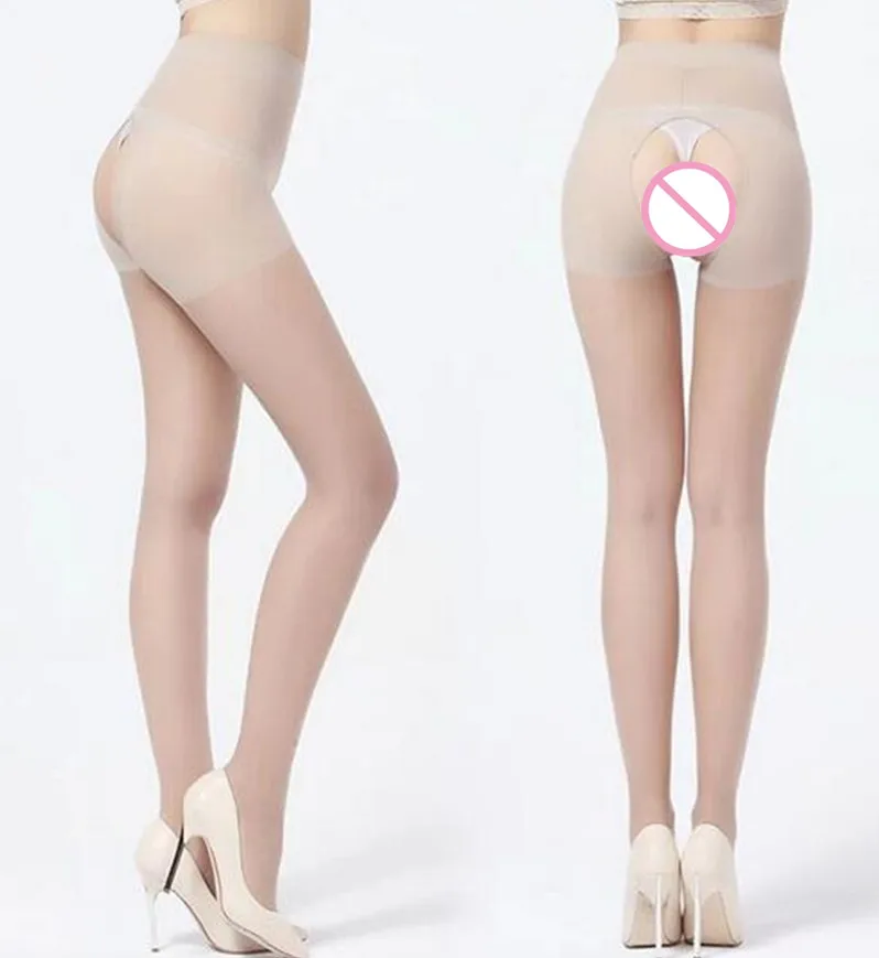 Beige Женские модные тонкие чулки нижнее белье эластичный прозрачный черные колготки-чулки Чулочные изделия сексуальные женские чулки - Цвет: Beige