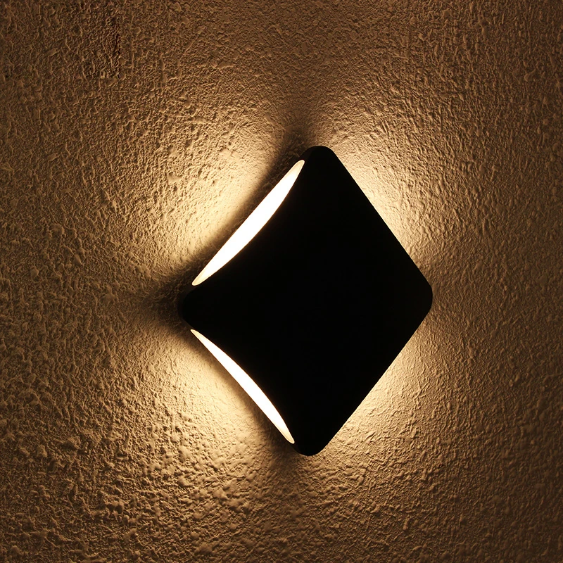 

LED wall light Porch lights Modern Waterproof IP55 for bathroom garden outdoor decor lighting Aluminum wall lamp 12w LED 4 Beams