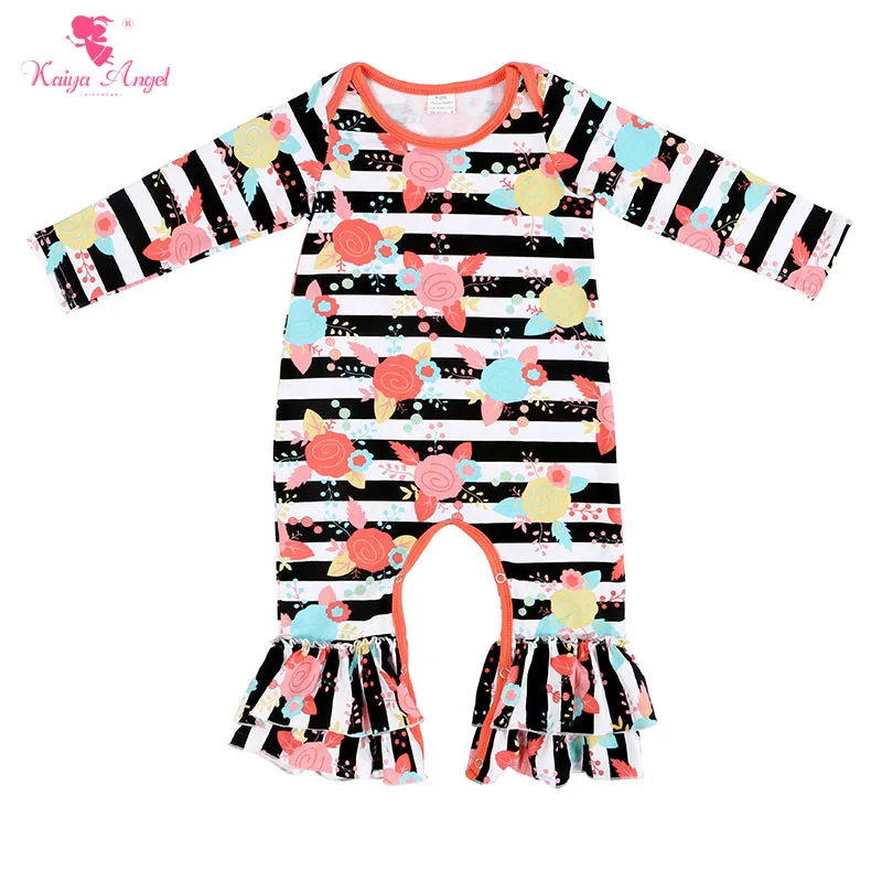 2017 Kaiya Angel Baby/оптовая продажа зимние хлопковые комбинезоны с длинными рукавами