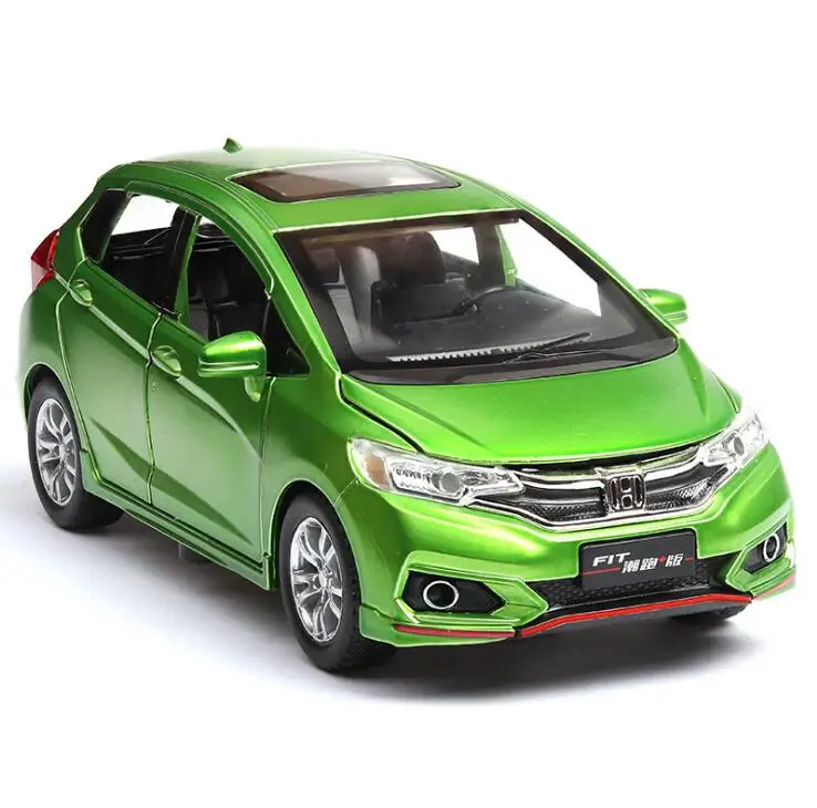 1:32 игрушечный автомобиль Honda Fit Металлический Игрушечный литой автомобиль Diecasts& игрушечный Транспорт модель автомобиля волчий ВОИН модель автомобиля игрушки для детей