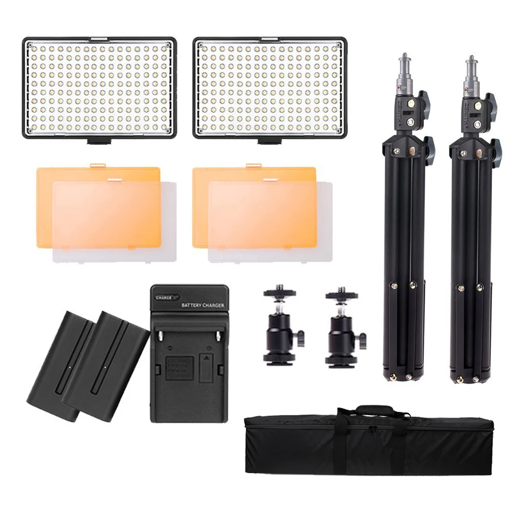 spash Wholesale TL-160S Photography Lighting LED Video Light Photo Light with Tripod Stand Spain US RU AU Warehouse Delivery
