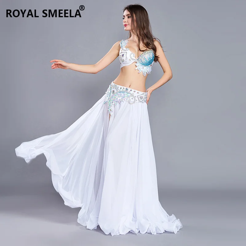 Женский костюм для танца живота элегантный комплект из 2 предметов танцевальный