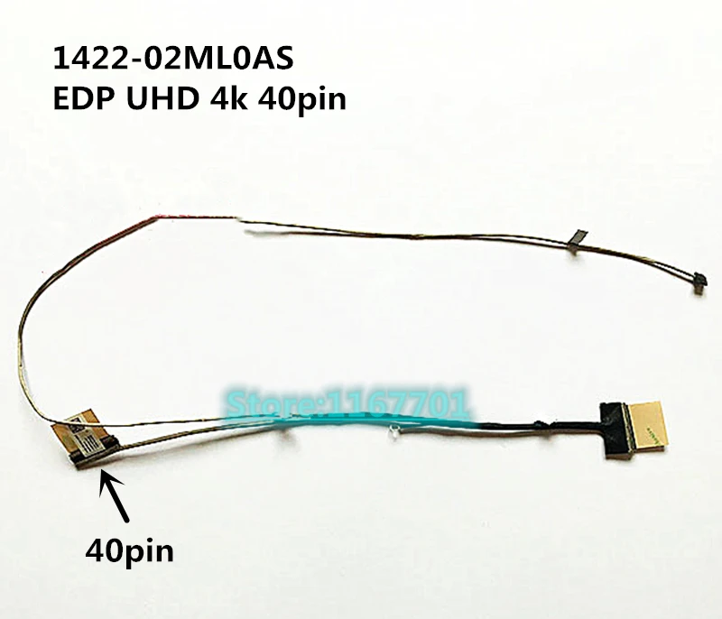 

New Original Laptop LCD/LED/LVDS cable for Asus X580 X580NV X580BP X580VD 1422-02YU0AS 1422-02ML0AS EDP UHD 4K Non-Touch 40pin