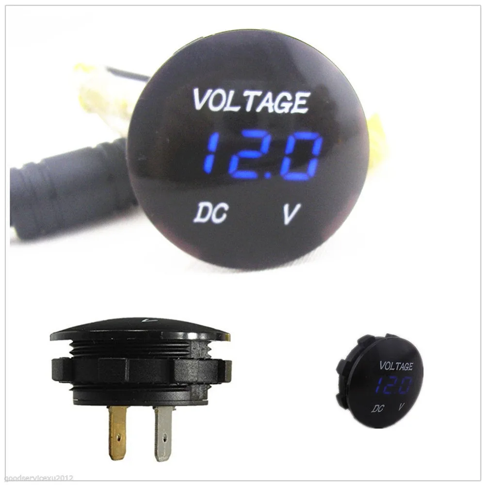

1 pcs DC12V Digital Voltage Meter LED Display Voltmeter for Car Motorcycle