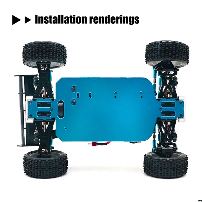 1/18 RC автомобиль синий 4WD шасси автомобиля углеродного волокна части для WLtoys A949