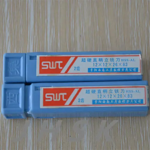 

YZ66 2pcs 12mm 2Flute12*12*26*83 HSS End Mill Cutter CNC Bit dia=12.0mm