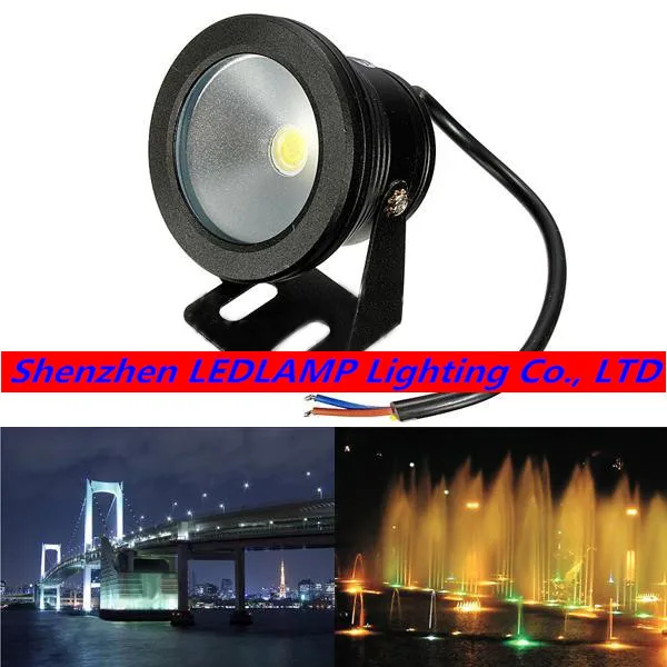 Фабричная акция!!! 10W LED Подводный светильник водонепроницаемый фонтан бассейн озеро ландшафтная лампа декорация тёплый/холодный белый вкл.