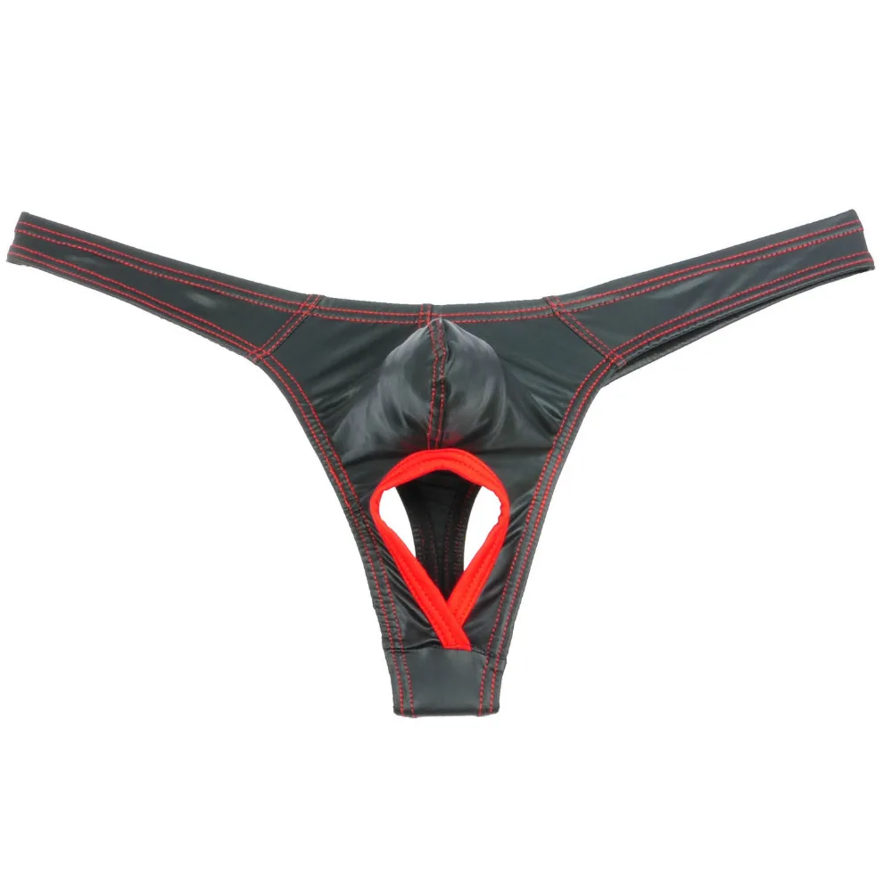 Сексуальные мужские g стринги мужское нижнее белье модные танга торчащие карманы