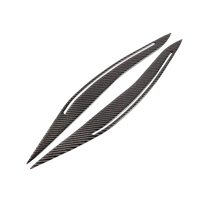 Передние противотуманные фары из углеродного волокна 2 шт. декоративные полоски