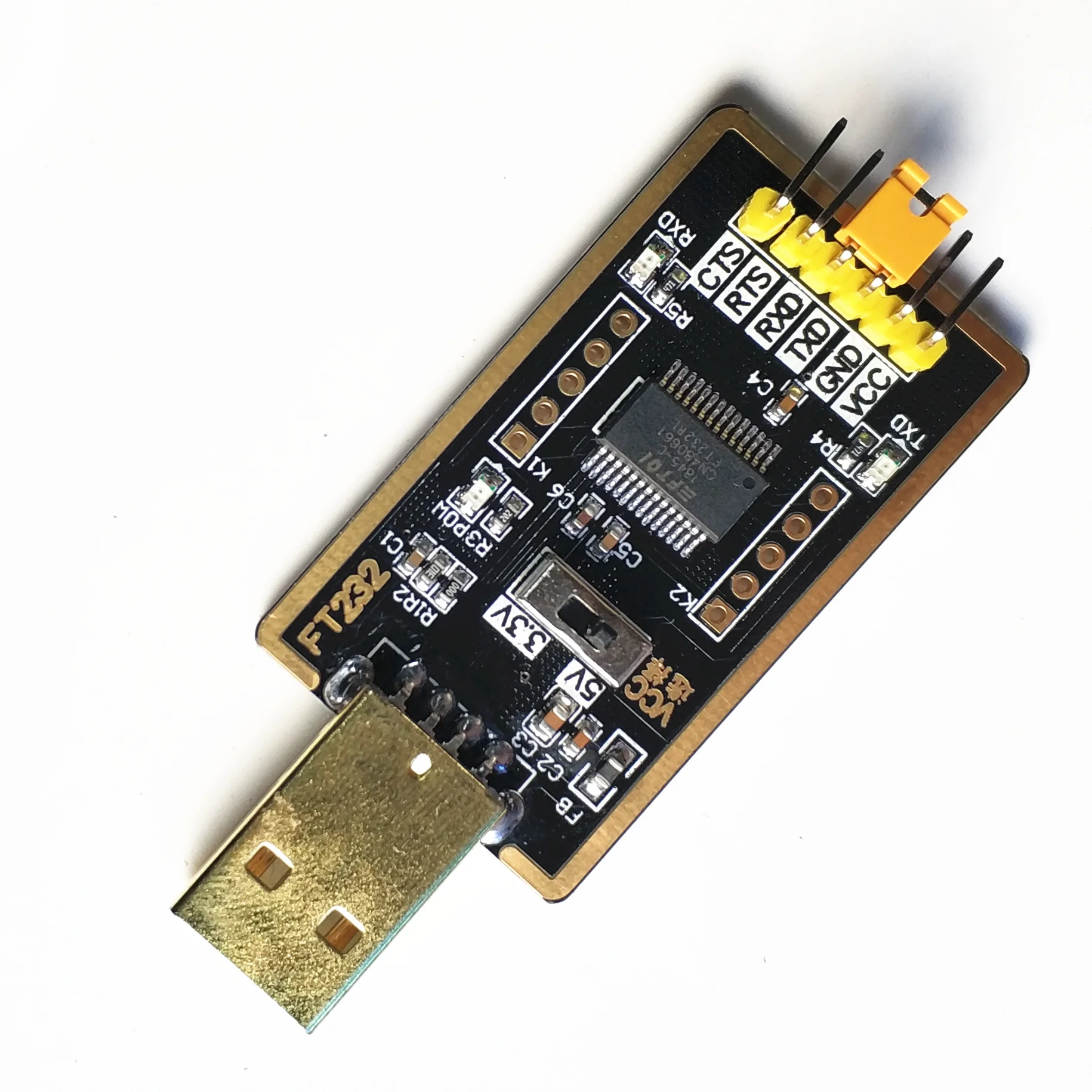 Local tyrants gold FT232 upgrade small plate USB to TTL serial FT232R FT232RL flash|Интегральные схемы| |