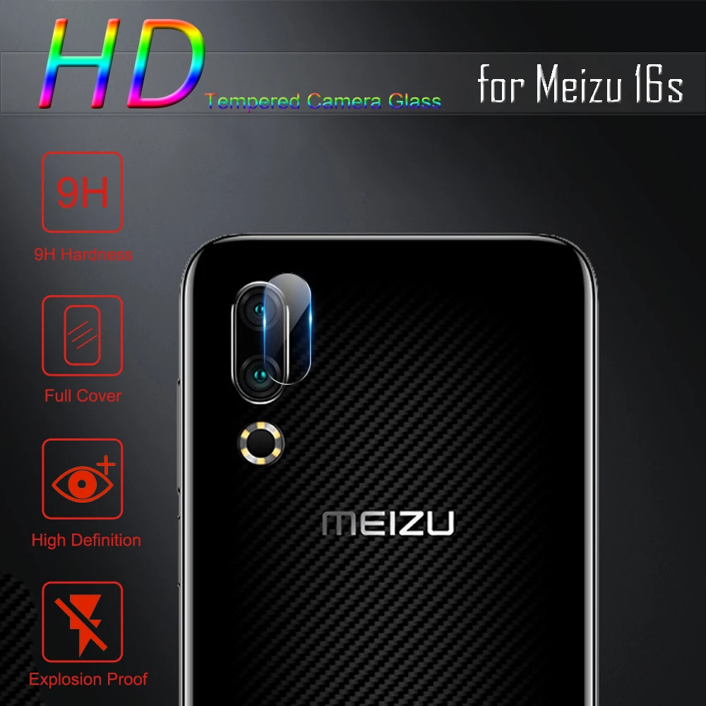 Закаленное стекло для камеры Meizu 16 s Защитный Объектив стеклянная пленка
