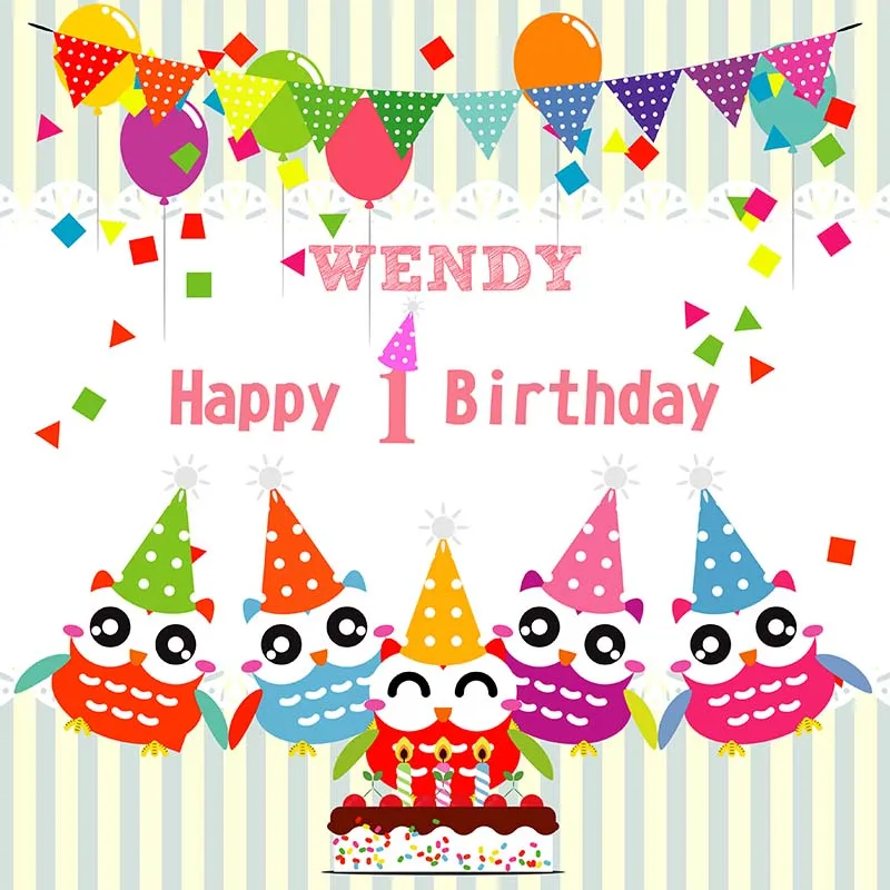 

Фотофон детский с животными на день рождения