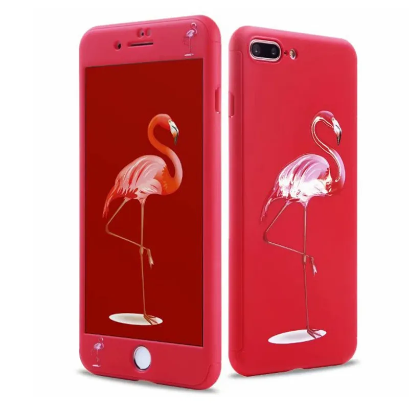 Модный 360 градусов полный корпус защитный чехол для телефона для iPhone 6 6S 7 8 Plus X XS Max XR Зеленый Кактус Жесткий PC задняя крышка Coque