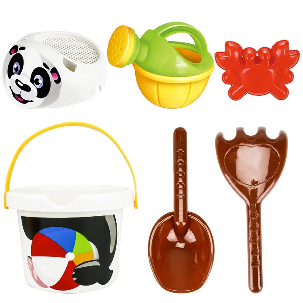 Играть в игрушки Пластик открытый для детей мультфильм крошечные ведро Set Beach