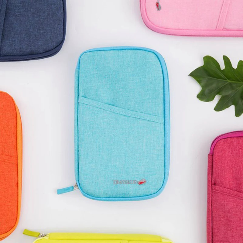 Дорожная сумка для хранения паспорта многофункциональная папка документов