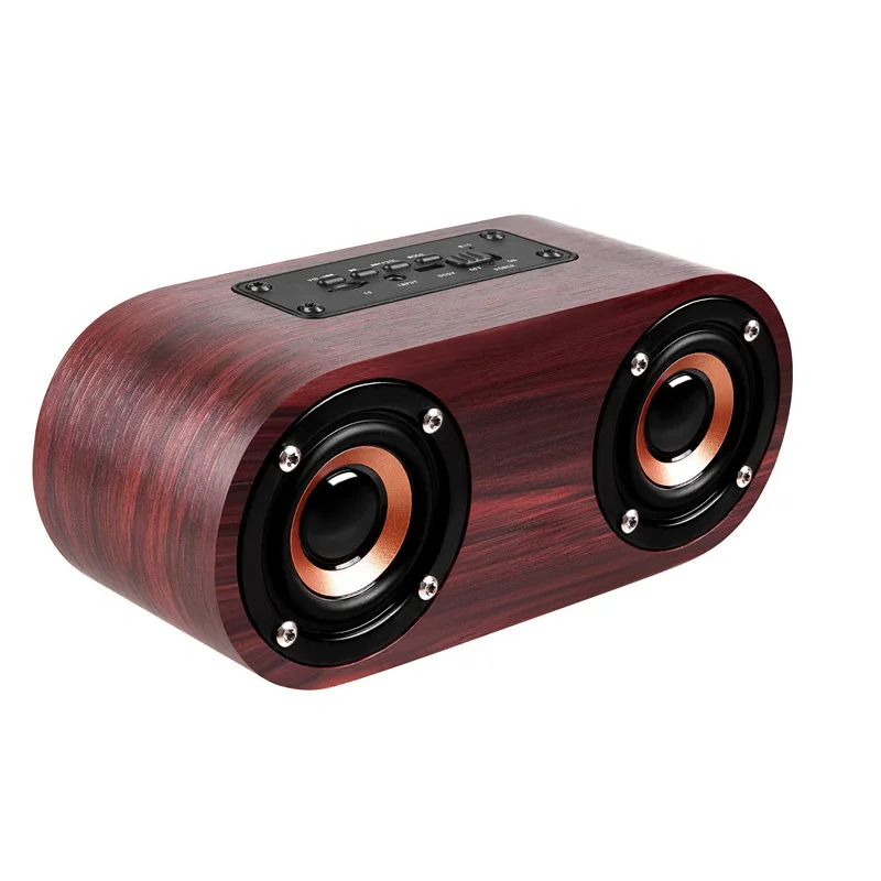 Q8 деревянная Bluetooth/беспроводная акустическая звуковая система 3D стерео музыка