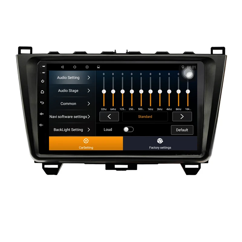 Четырехъядерный Android 9 1 1G RAM автомобильный радиоприемник для mazda 6 2008-2011 с GPS