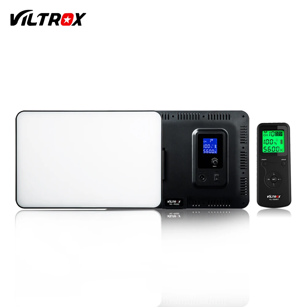 VILTROX VL-400T 40 W Беспроводной удаленного Фото Видео Студия светодиодный свет Би-Цвет затемнения+ DC Мощность адаптер для Камера Свет Стенд