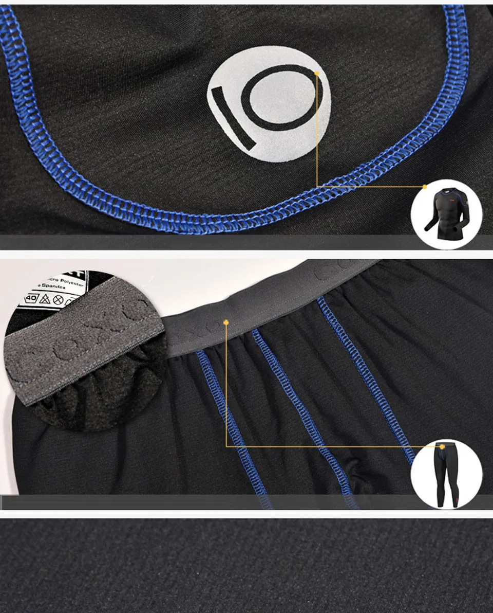Мужское быстросохнущее термобелье для велоспорта, мужское нижнее белье для лыж/пеших прогулок/сноуборда/велоспорта